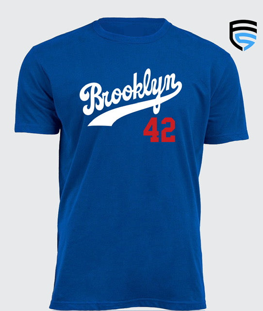 Brooklyn Dodgers 42 T-ShirtBrooklyn 42 T-Shirt graphic t shirts summer  clothes black t shirt plain white t shirts men