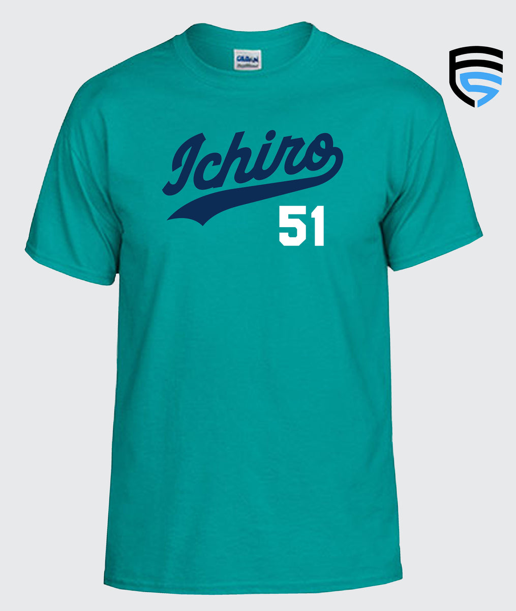 Ichiro 51 2004 Seattle Mariners Dynasty Baseball T-Shirt