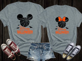 Mickey & Minnie Disney Halloween Vacation themed Matching Shirts