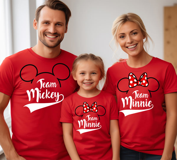 Team Mickey & Team Minnie T-Shirts