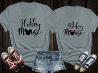 Hubby Mouse, Wifey Mouse Disney Shirts