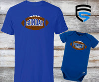 SUNDAY FUNDAY Football themed Matching Father & Child Shirts | Dad & Child | Father's Day Gift