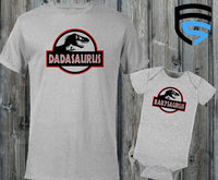 DadaSaurus & BabySaurus | Matching Father & Child Shirts | Dad & Child | Father's Day Gift