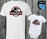 DadaSaurus & BabySaurus | Matching Father & Child Shirts | Dad & Child | Father's Day Gift