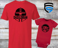 DADALORIAN & THE CHILD | Matching Father & Child Shirts | Dad & Child | Father's Day Gift