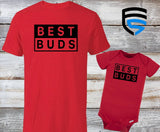 Best Buds | Matching Father & Child Shirts | Dad & Child | Father's Day Gift