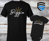 Biggie Smalls | Matching Father & Child Shirts | Dad & Child | Father's Day Gift