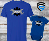 DADDY & LITTLE HELPER | Matching Father & Child Shirts | Dad & Child | Father's Day Gift