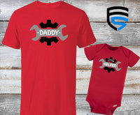 DADDY & LITTLE HELPER | Matching Father & Child Shirts | Dad & Child | Father's Day Gift