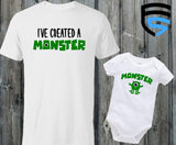 MONSTER themed Matching Father & Child Shirts | Dad & Child | Father's Day Gift